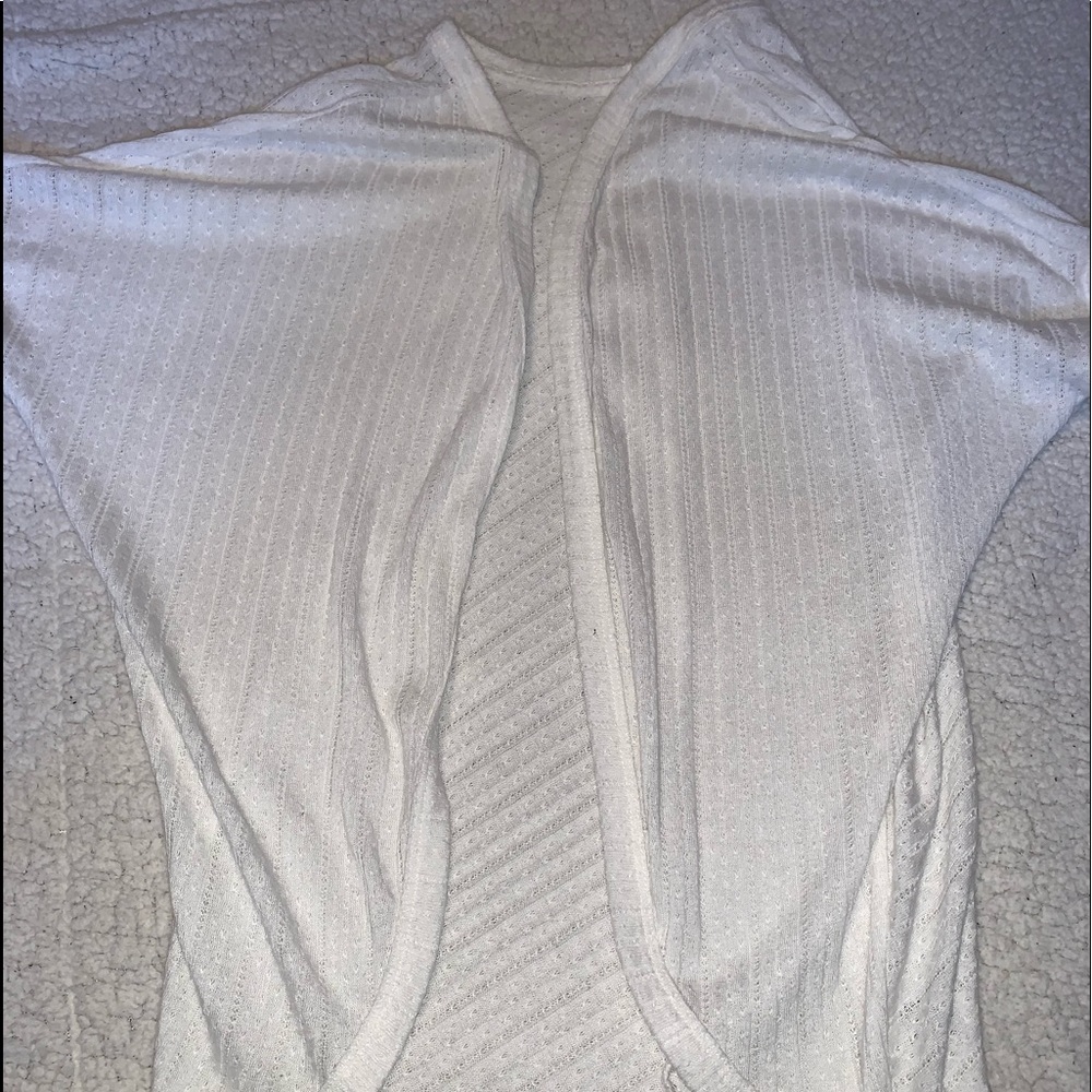 White Knit Cardigan